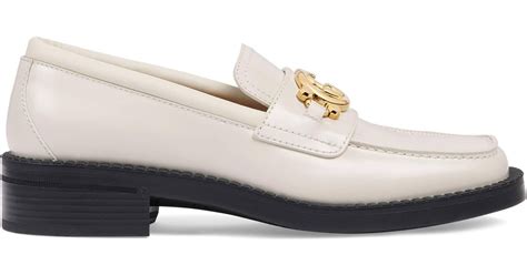 24s white gucci loafer|gucci white loafers women's.